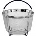 Instant Pot Steamer Basket 6qt - Instant Pot Pressure Cooker Accessories - Instant Pot Steamer Rack Stand Trivet - Egg Rack - Instant Pot Stainless Steel Strainer Steamer Basket - InstaPot steaming